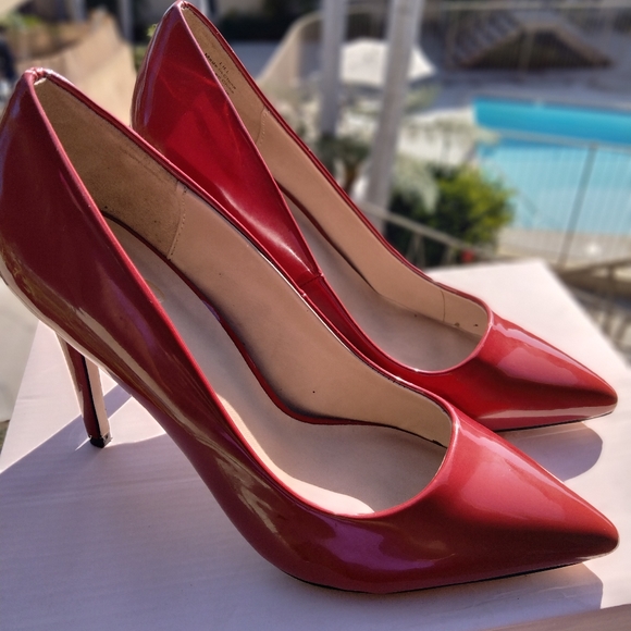 Mix 6 Shoes - Mix 6 patent leather Red Pointed toe pumps Size 8